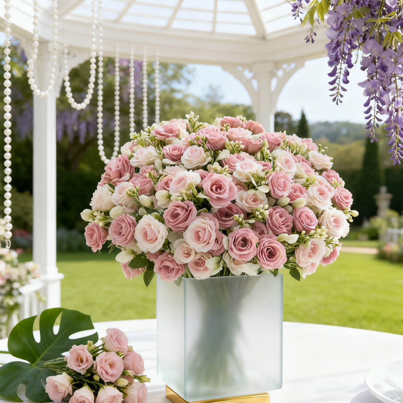 Artificial Flower Silk Rose We - Bonsai Garden Festival recensione e prezzo