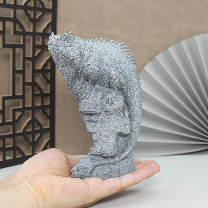 Artificial Stone Lizard Lion D - Bonsai Garden China recensione e prezzo