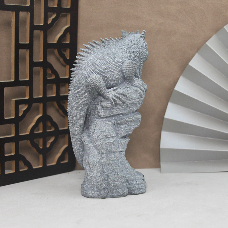 Artificial Stone Lizard Lion D - Bonsai Garden China recensione e prezzo