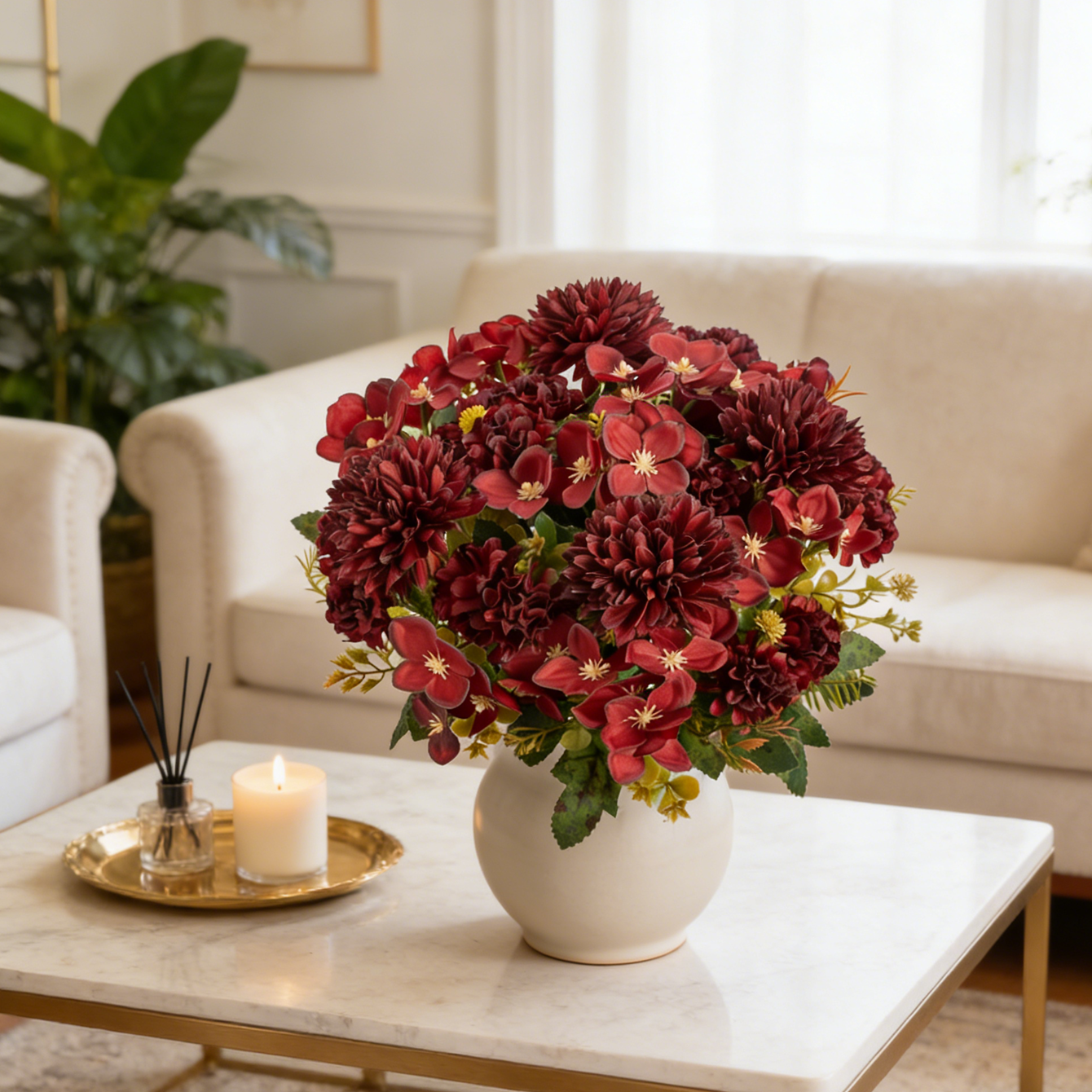 Artificial Flower Silk Hydrang - Bonsai Garden Festival recensione e prezzo