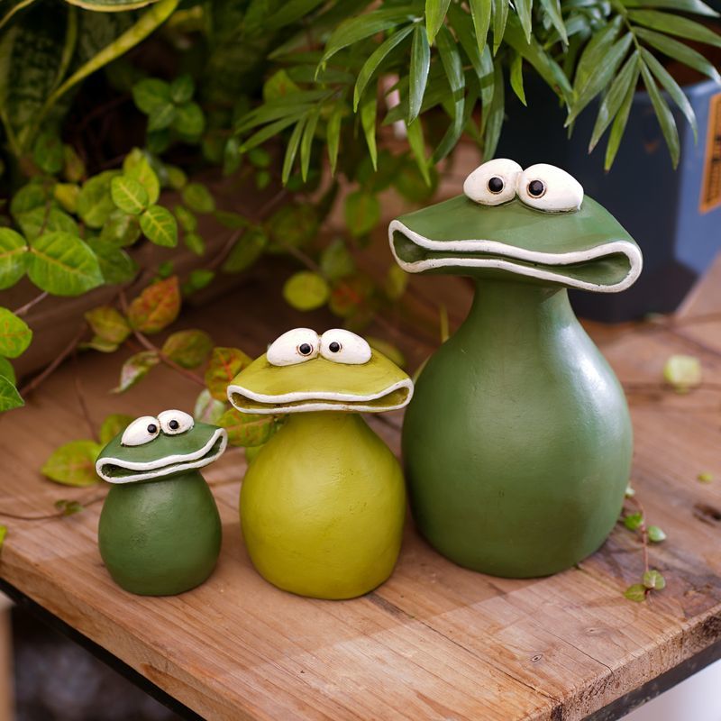 Cartoon Big Mouth Frog Garden  - Bonsai Garden China recensione e prezzo
