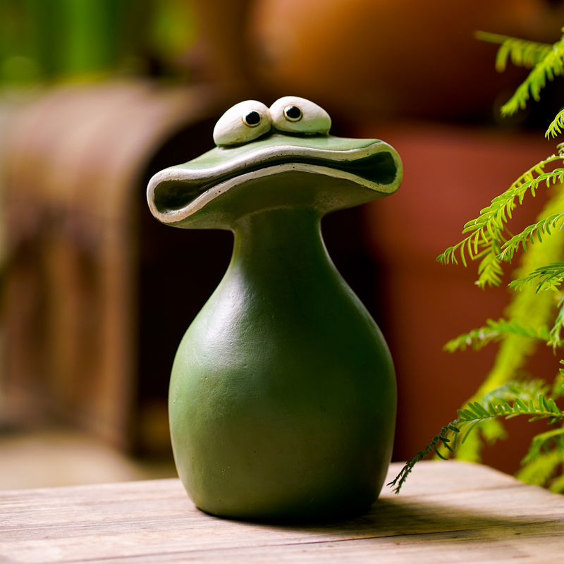Cartoon Big Mouth Frog Garden  - Bonsai Garden China recensione e prezzo