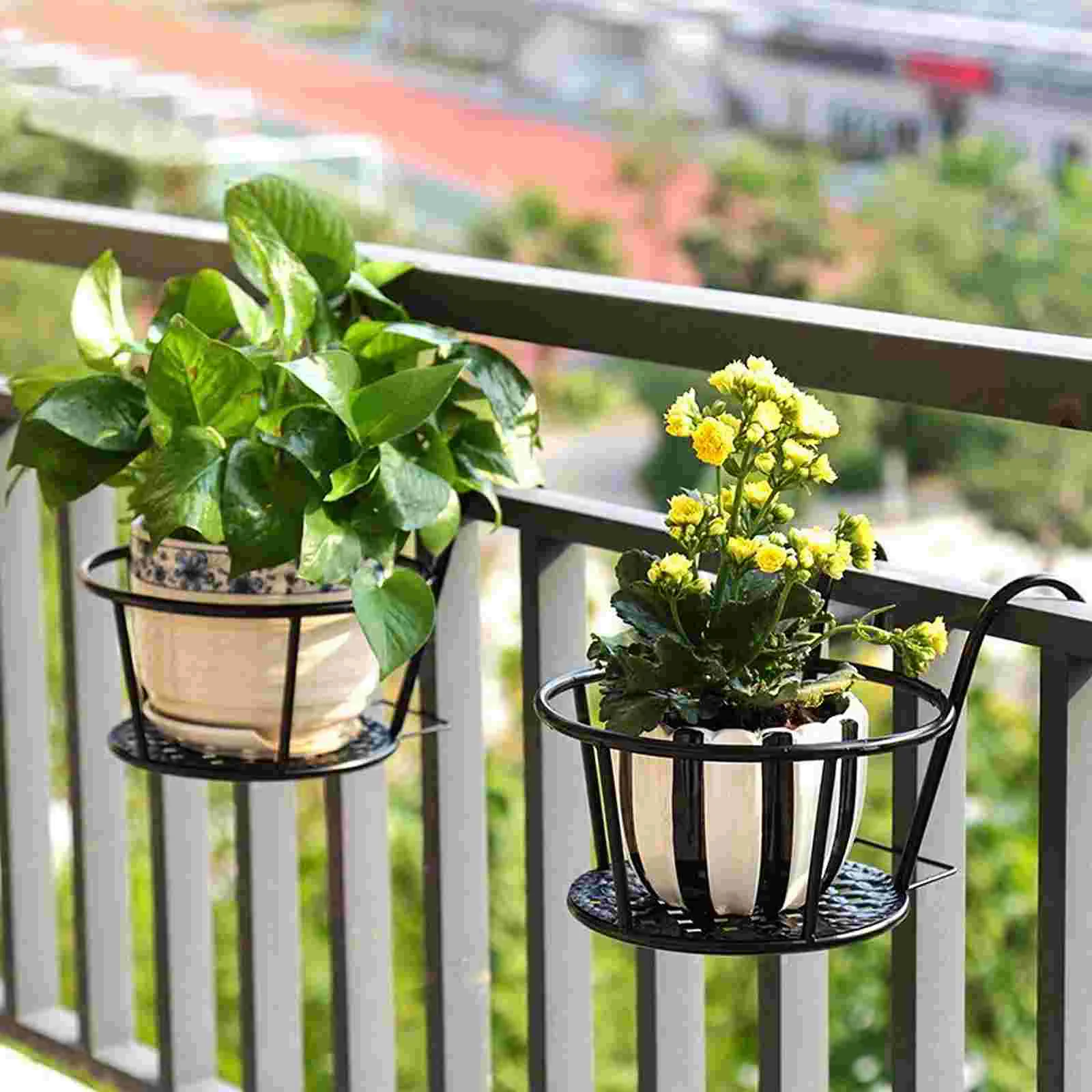 2 Pcs Iron Flower Pot Stand Wa - Bonsai Garden China recensione e prezzo