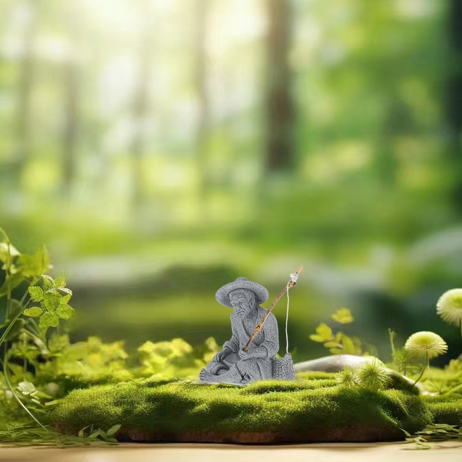 Lifelike Mini Fisherman Garden - Elemental Bonsai Garden recensione e prezzo