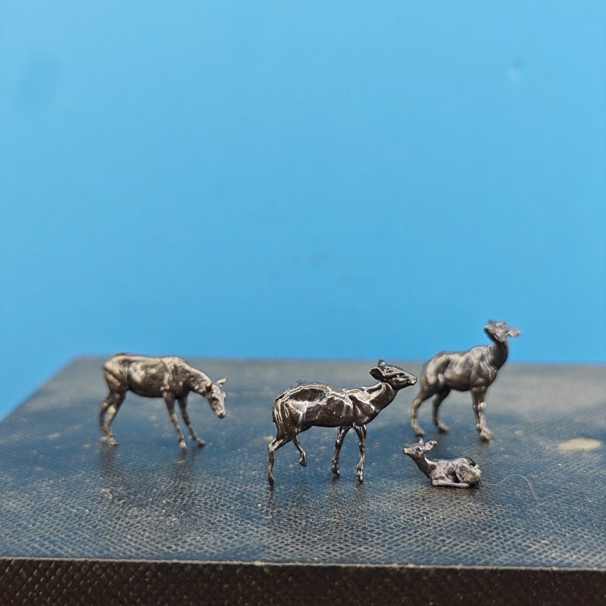 Miniature Deer Figurines Set o - Bonsai Garden China recensione e prezzo