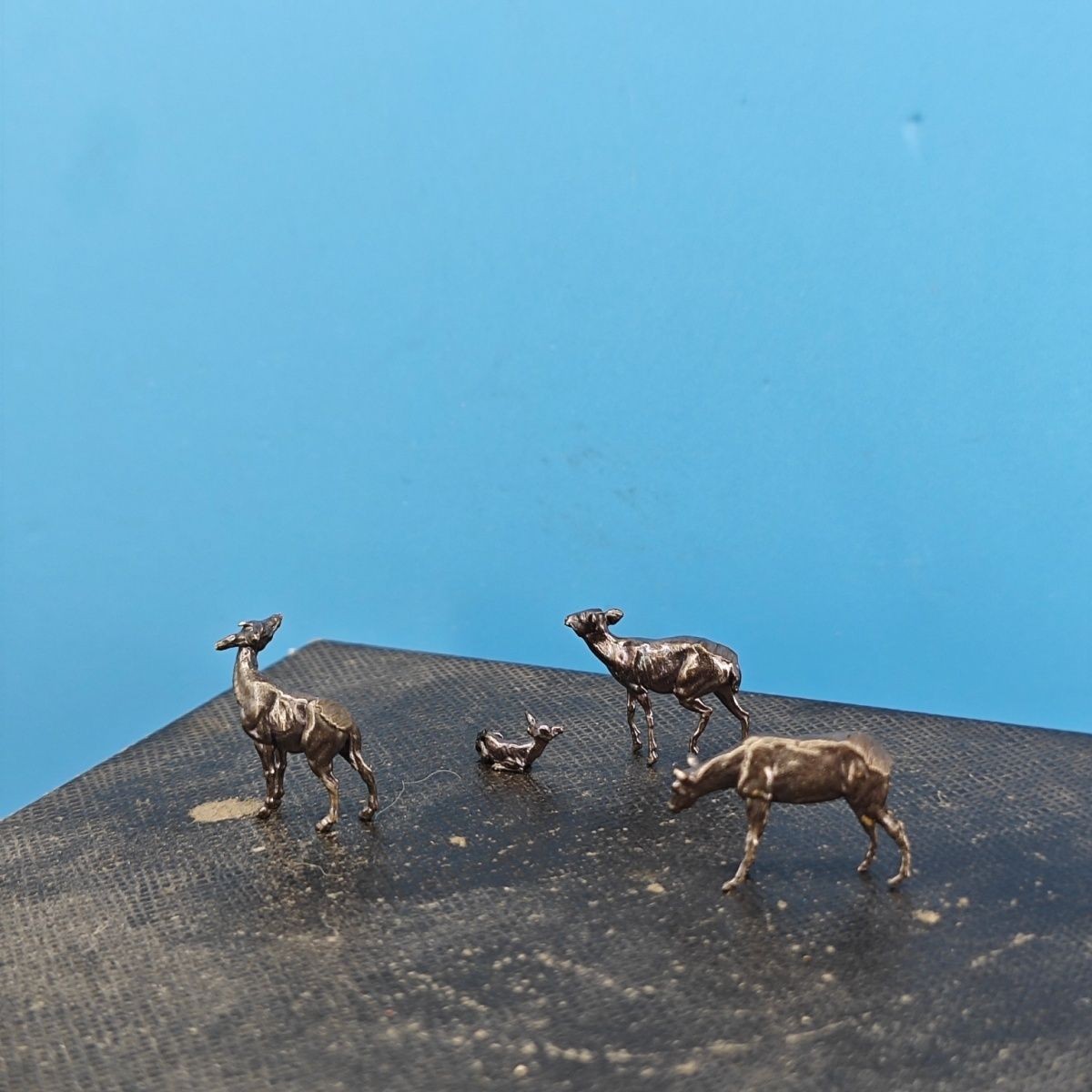Miniature Deer Figurines Set o - Bonsai Garden China recensione e prezzo