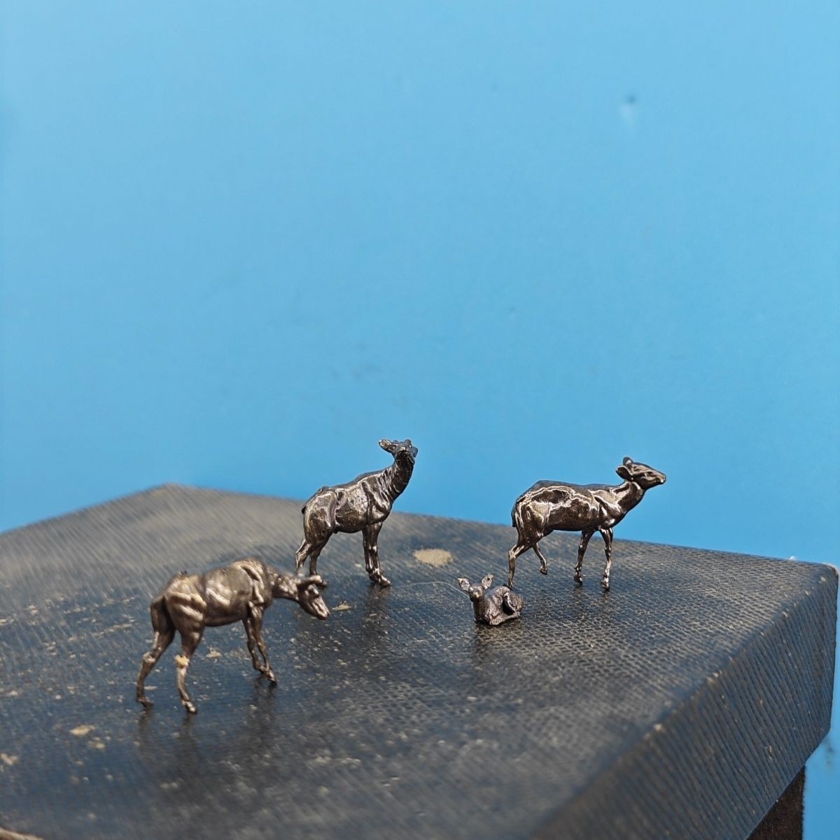 Miniature Deer Figurines Set o - Bonsai Garden China recensione e prezzo